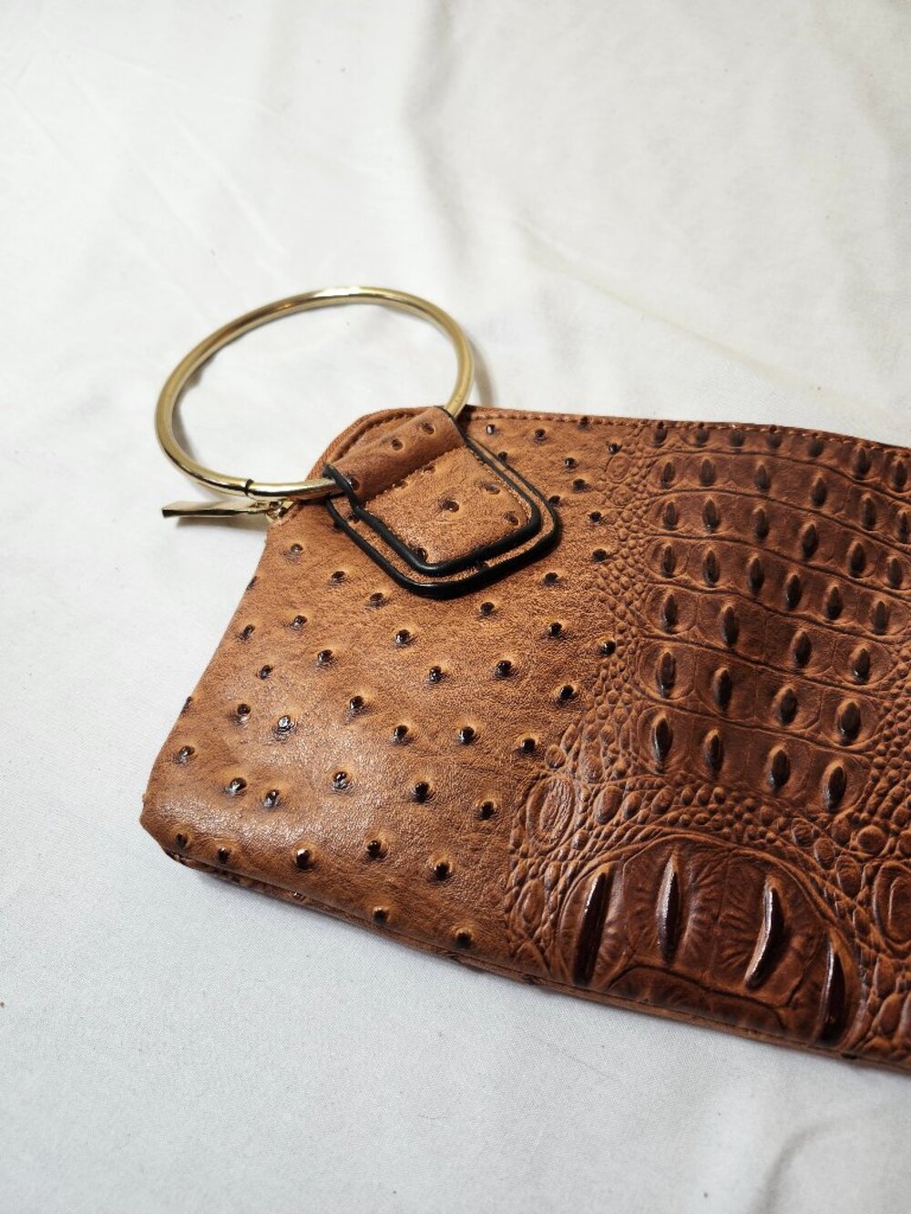 Leather Wristlet/Clutch Purse wallet - Picture 3 of 3